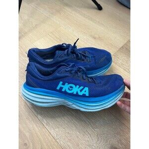 Hoka One Bondi 8 mens shoes size 10.5 D Blue